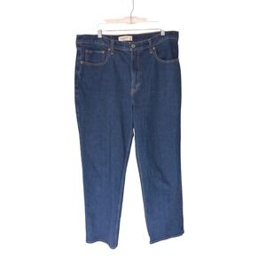 Abercrombie & Fitch The Vintage Straight High Rise Women's Dark Wash Size 14L